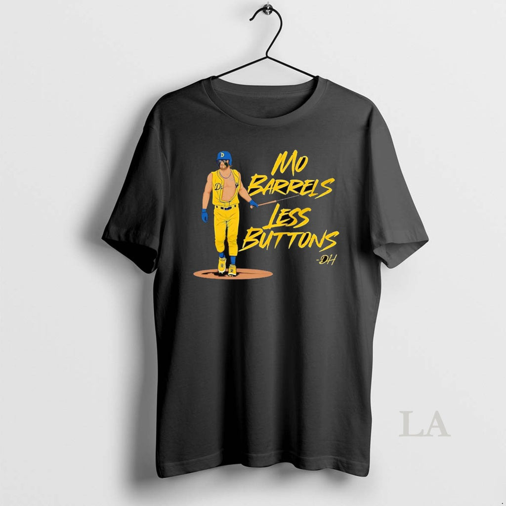 Original Danny Lehmann Mo Barrels Less Buttons La Dodgers T-Shirts, Hoodie, Sweatshirt | PopFlextees.com