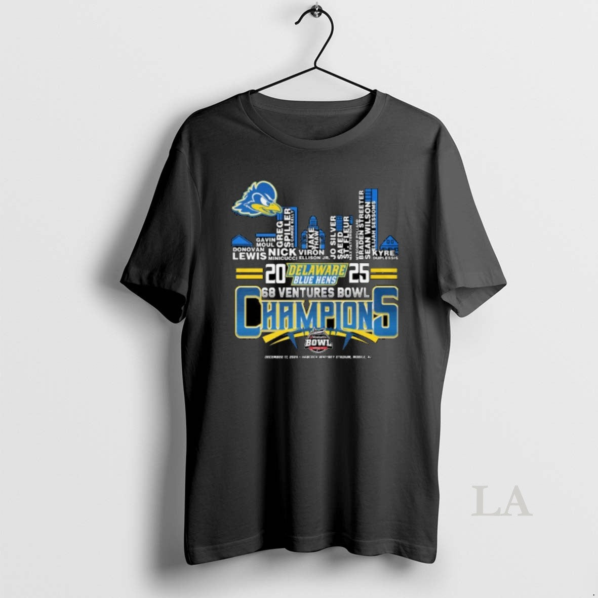 Original Delaware Blue Hens 2025 68 Ventures Bowl Champions City Skylines T-Shirts, Hoodie, Sweatshirt | PopFlextees.com