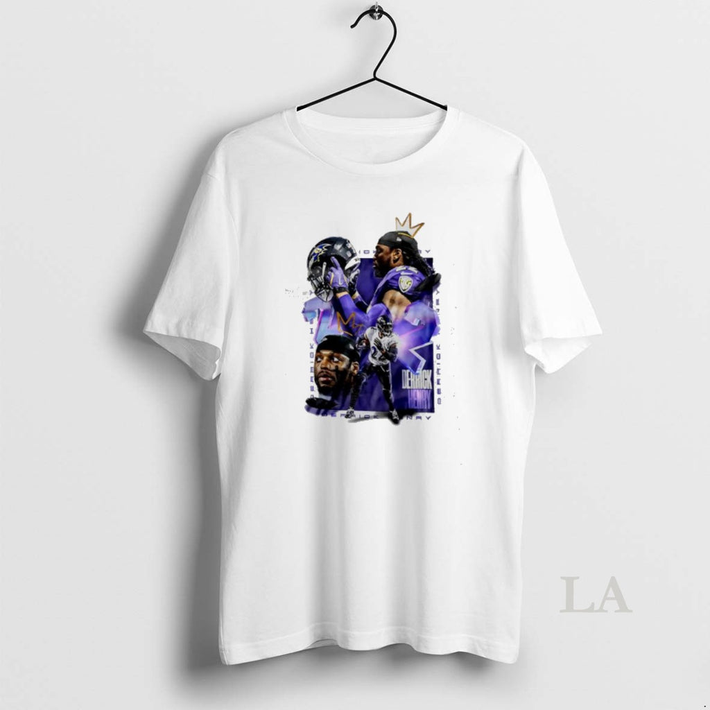 Original Derrick Henry King Henry Baltimore Ravens Graphic T-Shirts, Hoodie, Sweatshirt | PopFlextees.com