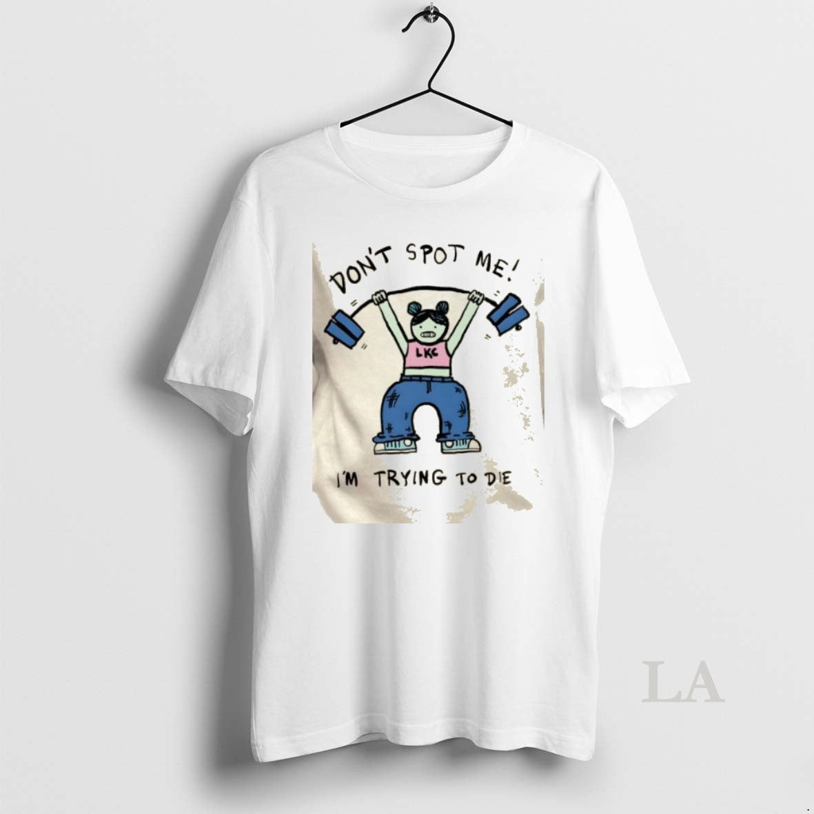 Original Dont Spot Me Im Trying To Die Girl Gym T-Shirts, Hoodie, Sweatshirt | PopFlextees.com