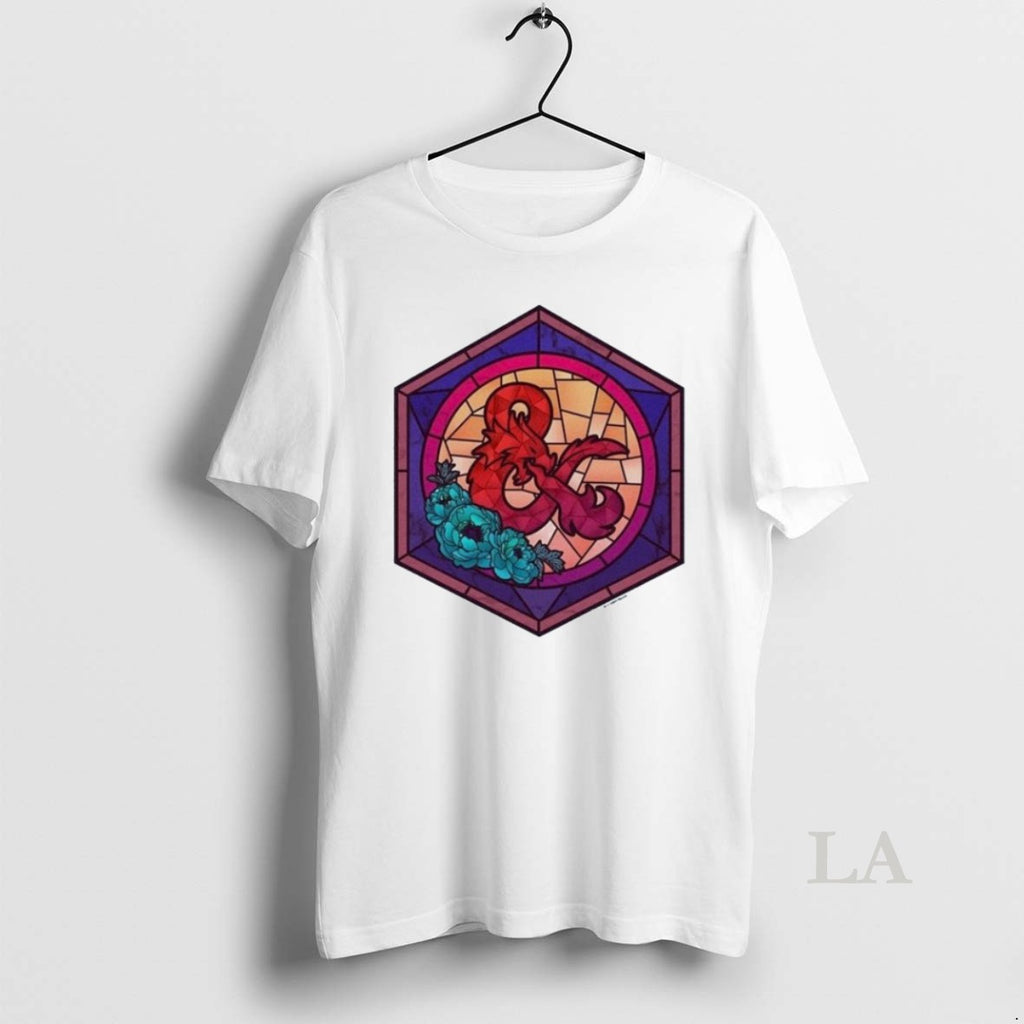 Original Dungeons Dragons Ampersand Stained Glass T-Shirts, Hoodie, Sweatshirt | PopFlextees.com