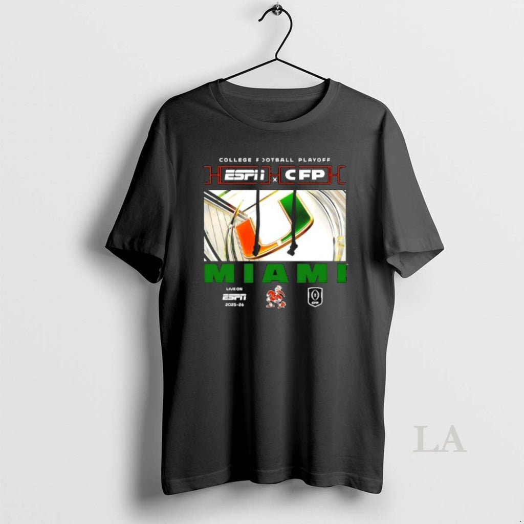 Original Espn X Cfp Miami 2025 2026 College Football Playoff T-Shirts, Hoodie, Sweatshirt | PopFlextees.com