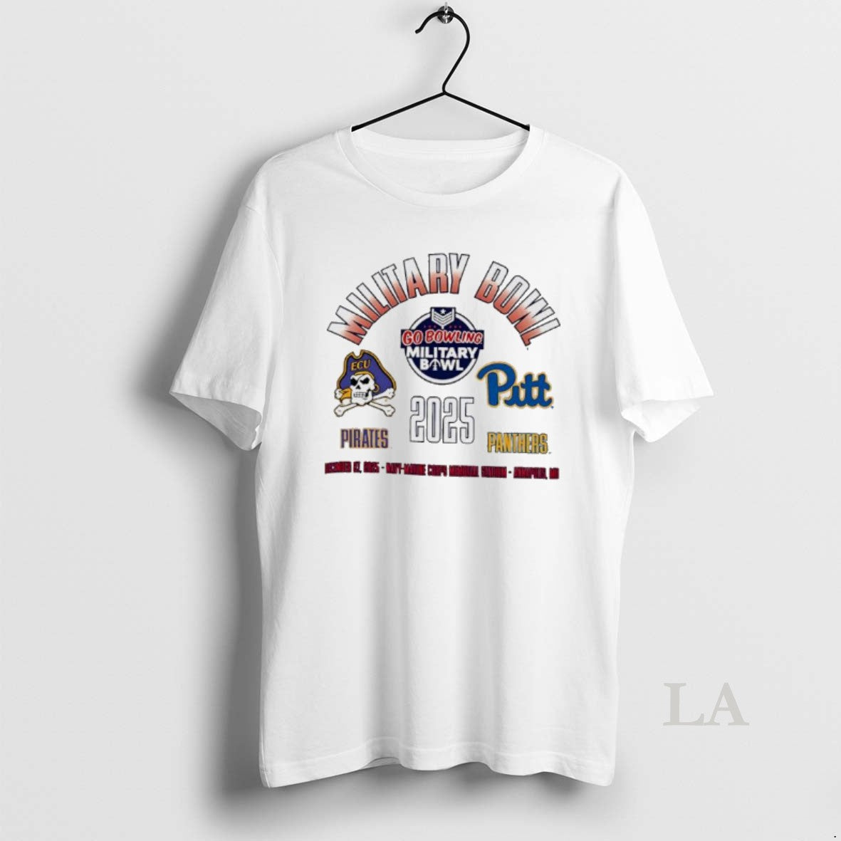 Original East Carolina Pirates Vs Pittsburgh Panthers 2025 Military Bowl Dueling Go Bowling T-Shirts, Hoodie, Sweatshirt