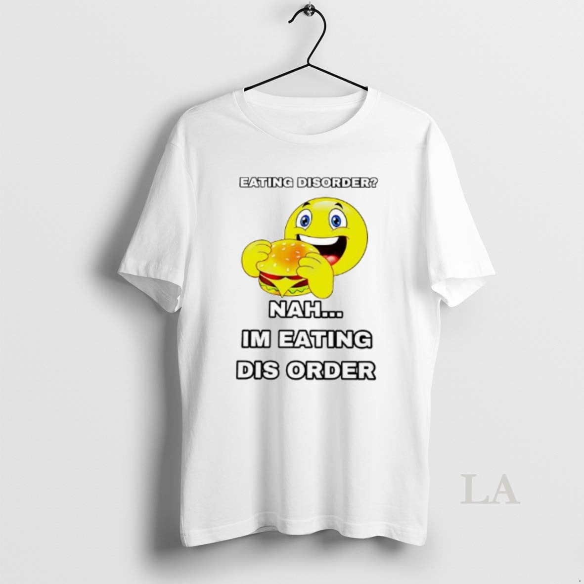 Original Emoji Burger Eating Disorder Nah Im Eating Dis Order T-Shirts, Hoodie, Sweatshirt | PopFlextees.com