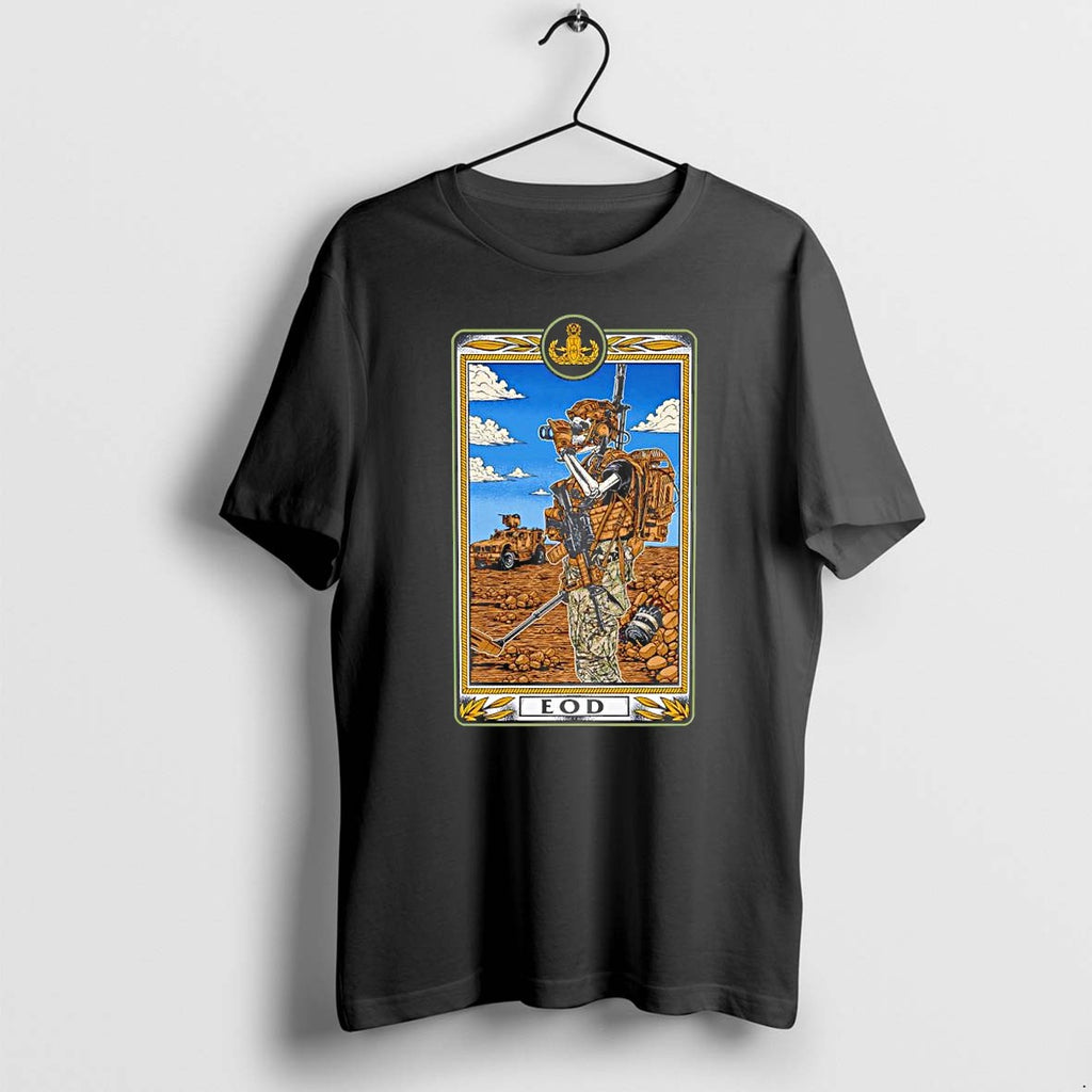 Original Explosive Ordnance Disposal Soldier Us Army Military Eod Tarot Card Tshirts