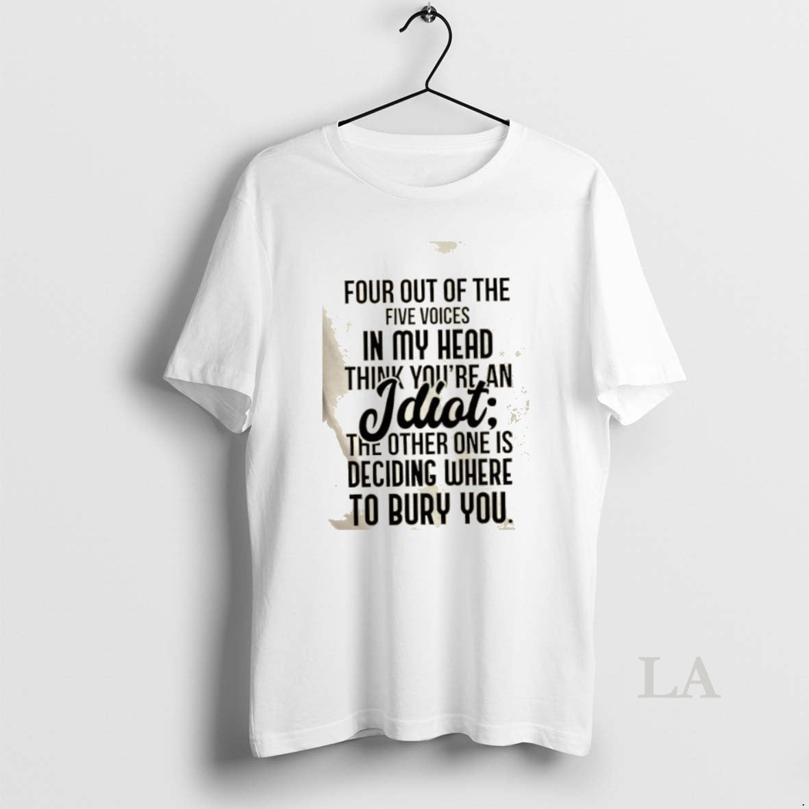 Original Four Out Of The Five Voices In My Head Think Youre An Idiot The T-Shirts, Hoodie, Sweatshirt | PopFlextees.com