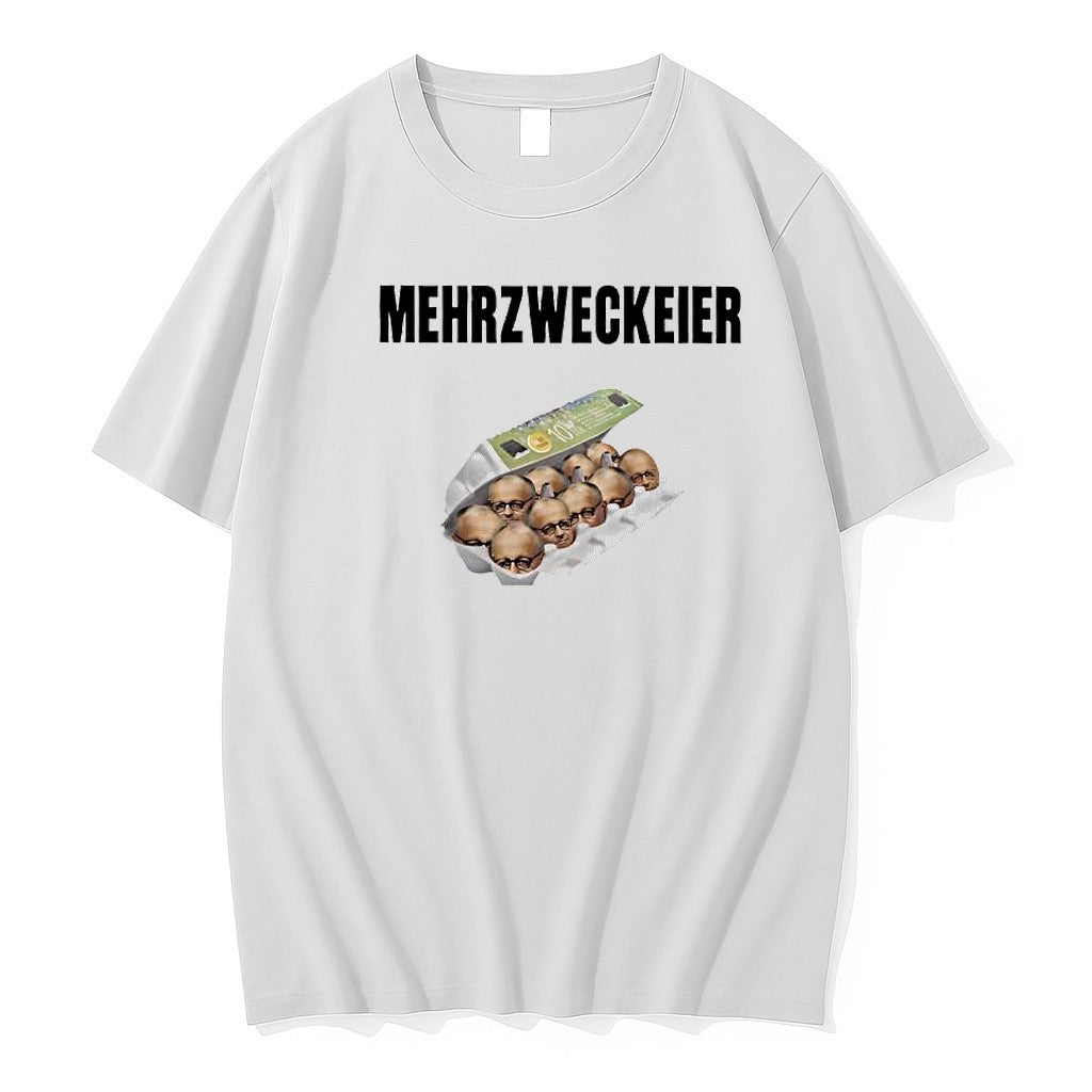 Original Friedrich Merz Mehrzweckerier Cdu Politician Satirical Parody Funny Egg Tshirts