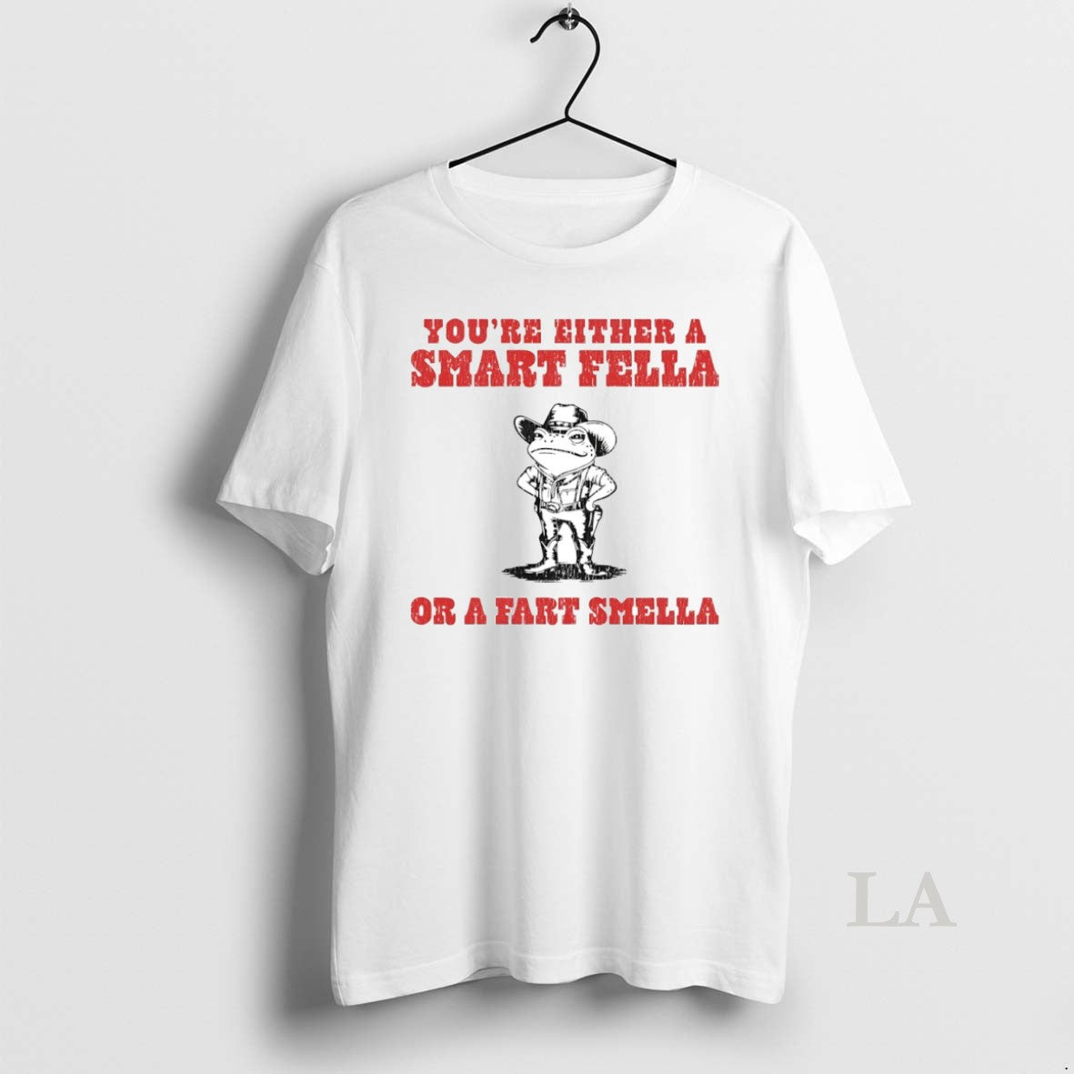 Original Frog Youre Either A Samert Fella Or A Fart Smella Circle T-Shirts, Hoodie, Sweatshirt | PopFlextees.com