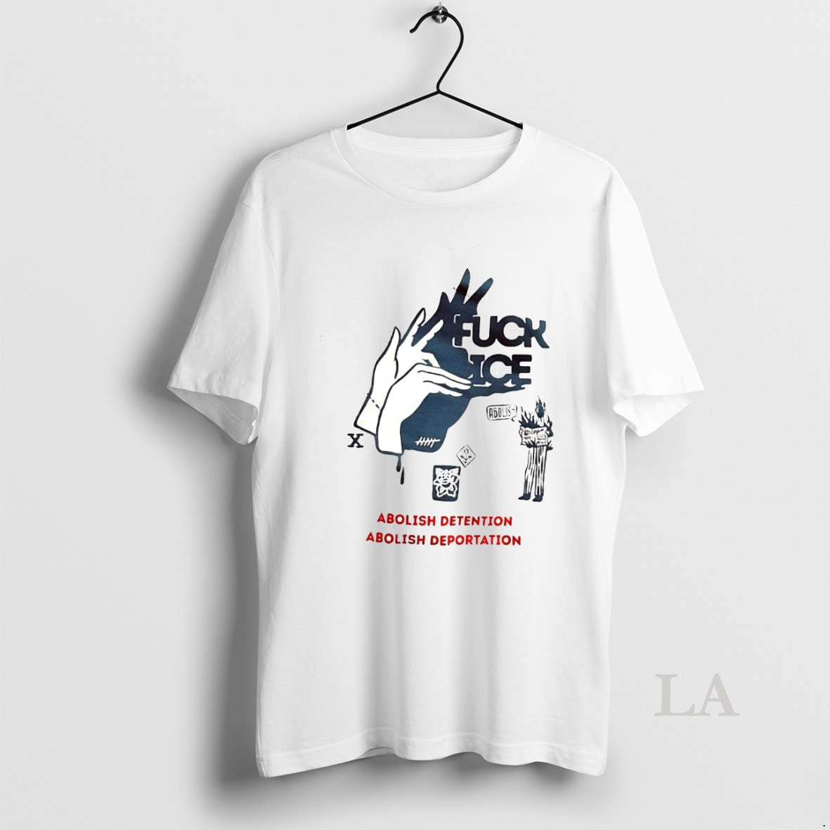 Original Fuck Ice Abolish Detention Abolish Deportation And T-Shirts, Hoodie, Sweatshirt | PopFlextees.com
