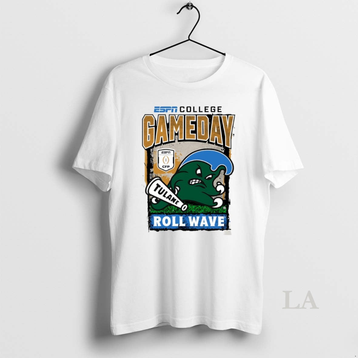 Original Gameday 2025 2026 Collge Football Playoff Tulane Green Wave Mascot Circle T-Shirts, Hoodie, Sweatshirt