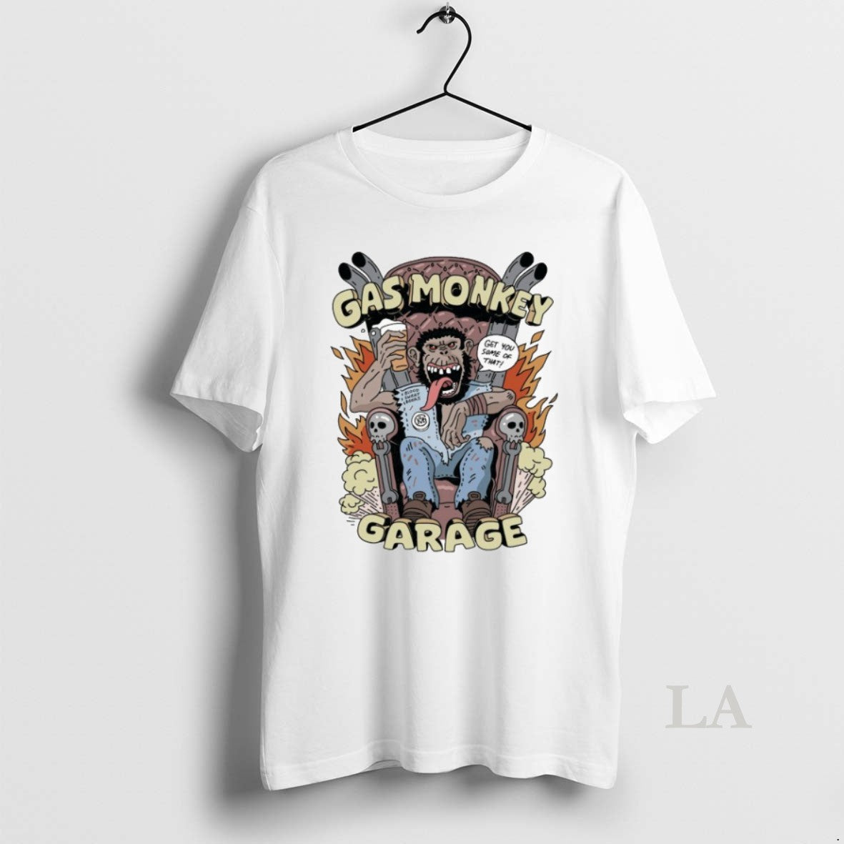 Original Gas Monkey Garage Get You Some Of That King Of Chaos T-Shirts, Hoodie, Sweatshirt | PopFlextees.com