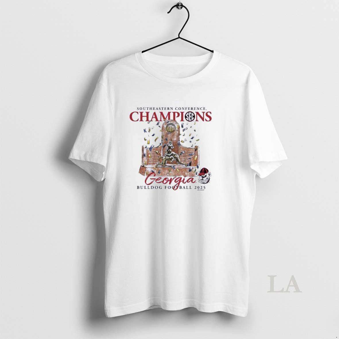 Original Georgia Bulldogs 2025 Sec Football Conference Champions Trophy T-Shirts, Hoodie, Sweatshirt | PopFlextees.com
