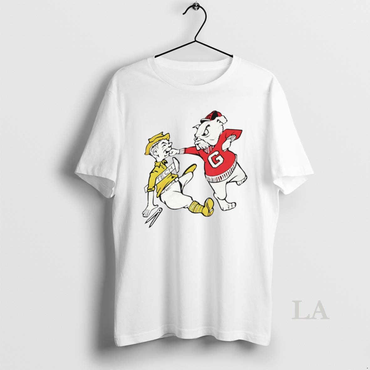Original Georgia Bulldogs Beat Georgia Tech Yellow Jackets Mascot Meme T-Shirts, Hoodie, Sweatshirt | PopFlextees.com