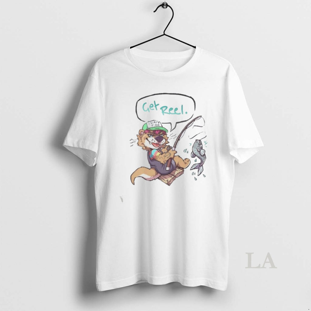 Original Get Reel Lion Fishing T-Shirts, Hoodie, Sweatshirt | PopFlextees.com