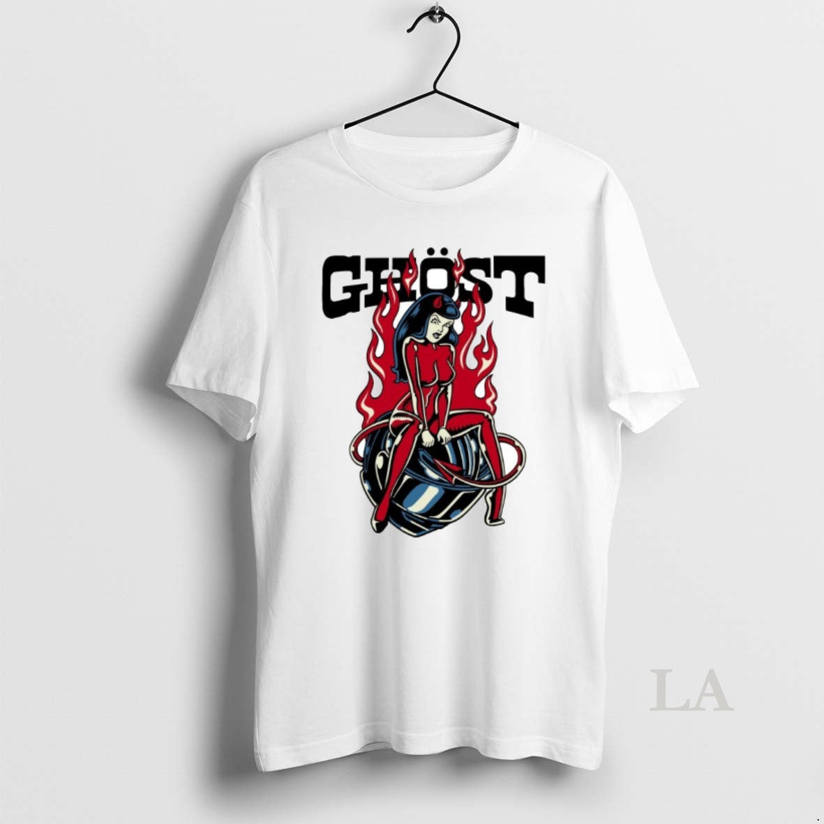Original Ghost Racing Ghost Girl Red T-Shirts, Hoodie, Sweatshirt | PopFlextees.com