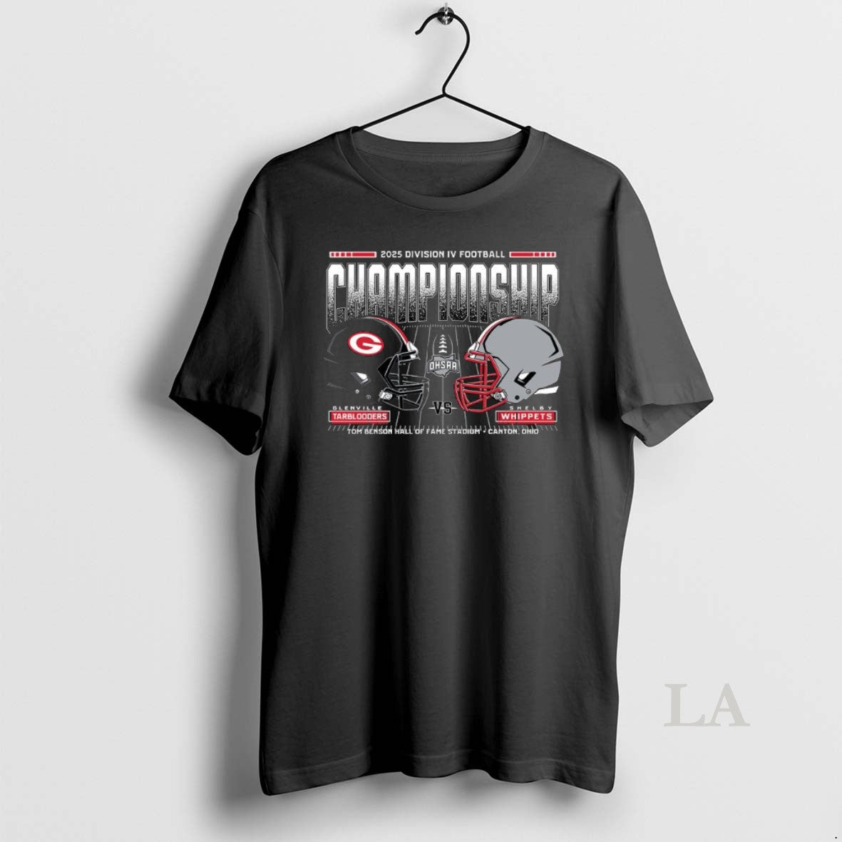 Original Glenville Tarblooders Vs Shelby Whippets 2025 Ohsaa Division Iv Football Championship Matchup T-Shirts, Hoodie,...