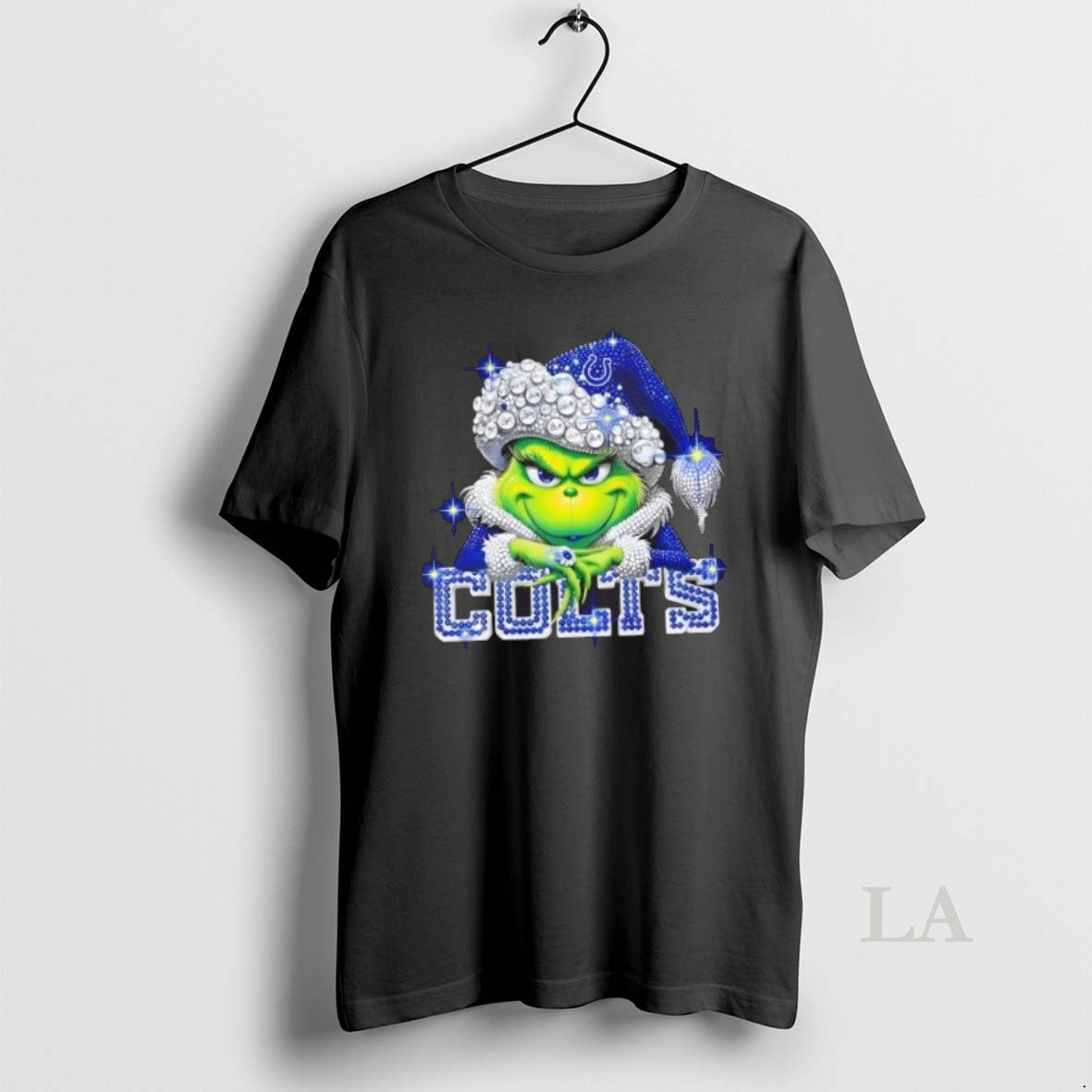 Original Glitter Diamond Grinch Girl X Indianapolis Colts Football Graphic T-Shirts, Hoodie, Sweatshirt | PopFlextees.com