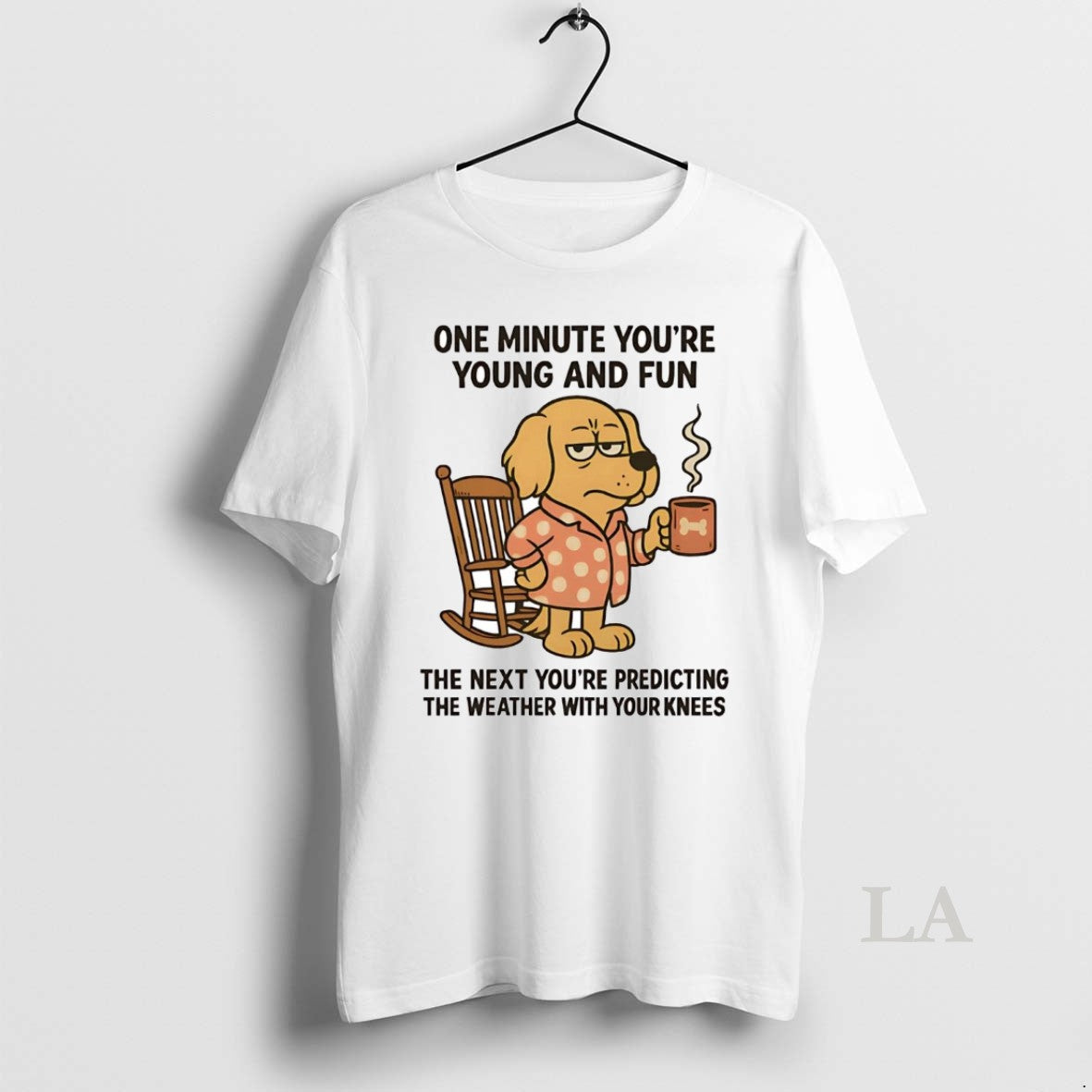 Original Golden Retriever One Minute Youre Young And Fun T-Shirts, Hoodie, Sweatshirt | PopFlextees.com
