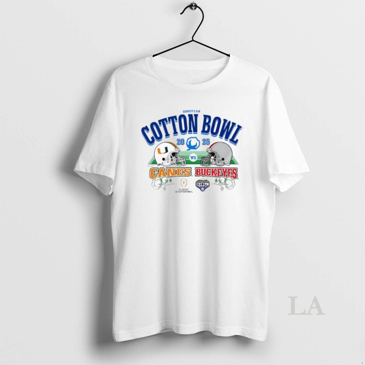 Original Goodyear Cotton Bowl 2025 Canes Vs Buckeyes Playoff Quarterfinal T-Shirts, Hoodie, Sweatshirt | PopFlextees.com