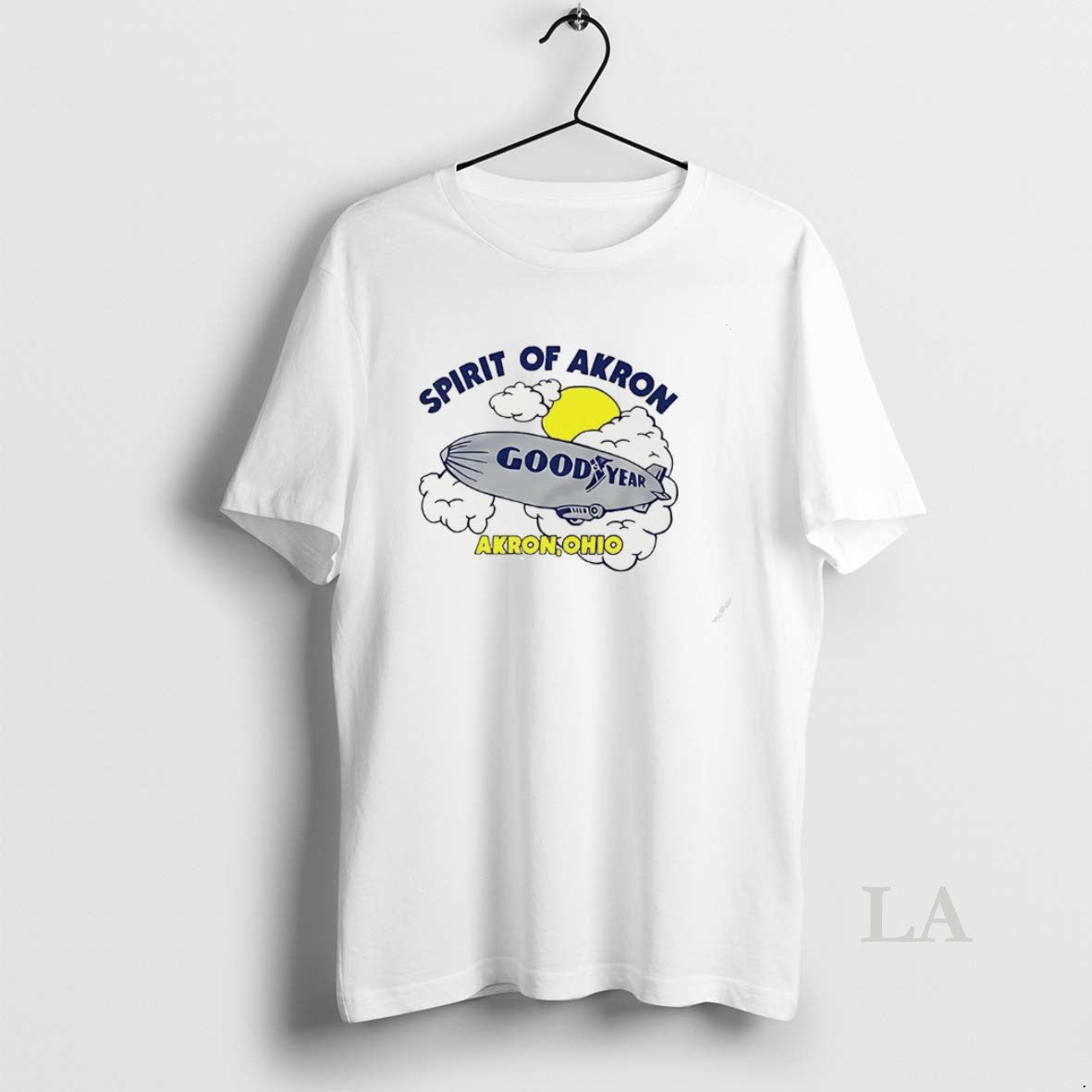 Original Goodyear Blimp Spirit Of Akron Ohio Cartoon T-Shirts, Hoodie, Sweatshirt | PopFlextees.com