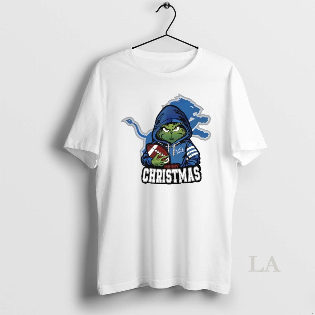 Original Grinch Detroit Lions Merry Grinchmas Football Christmas Circle T-Shirts, Hoodie, Sweatshirt | PopFlextees.com