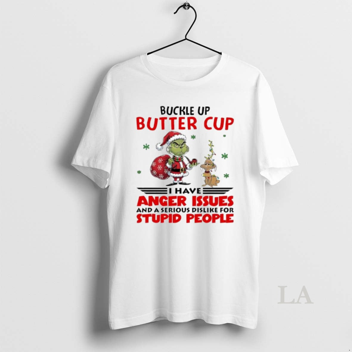Original Grinch And Dog Max Buckle Up Butter Cup T-Shirts, Hoodie, Sweatshirt | PopFlextees.com
