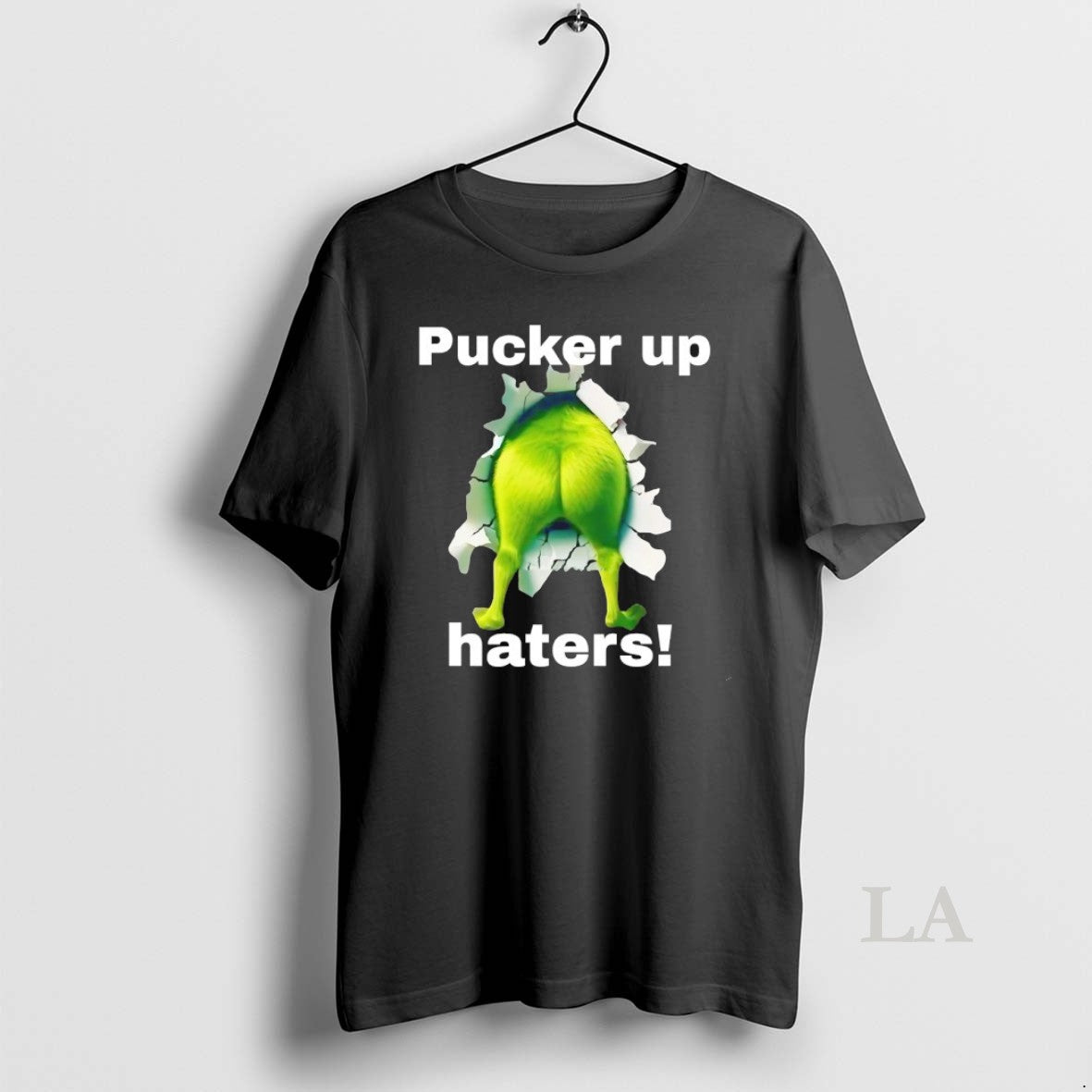 Original Grinch Ass Pucker Up Haters T-Shirts, Hoodie, Sweatshirt | PopFlextees.com