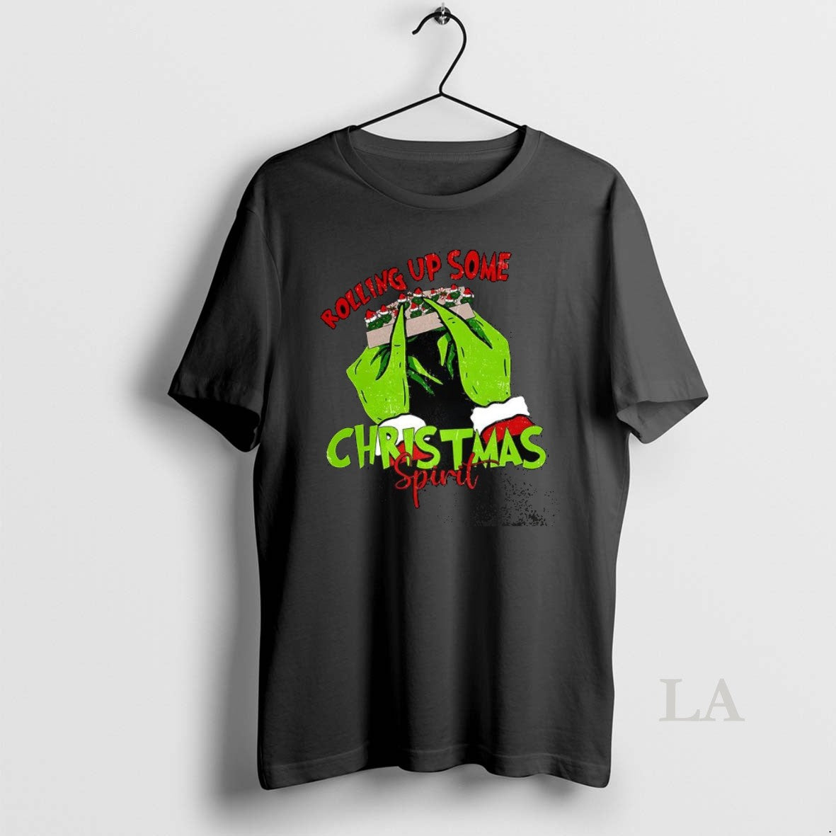 Original Grinch Hands Rolling Up Some Christmas Spirit T-Shirts, Hoodie, Sweatshirt | PopFlextees.com