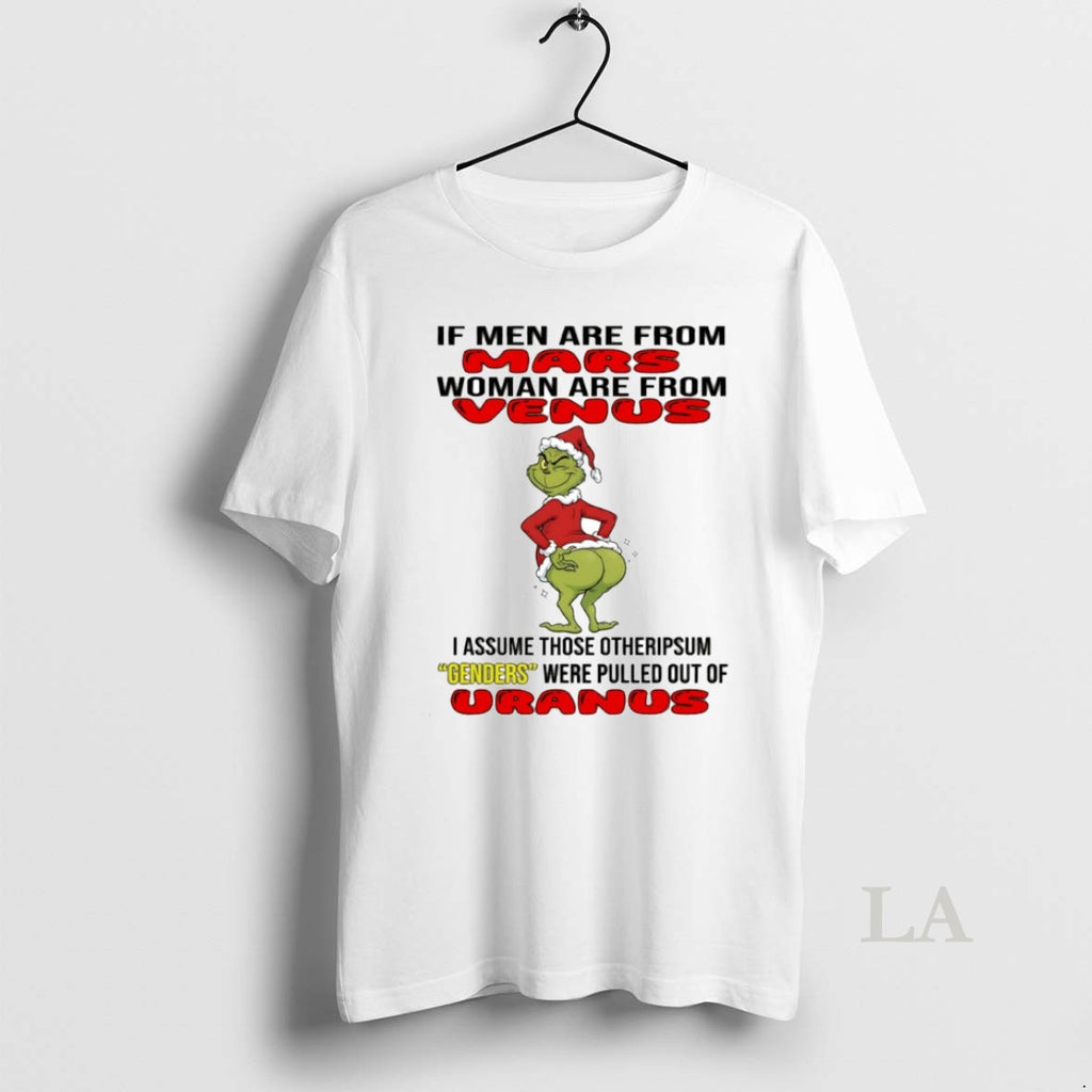 Original Grinch If Men Are From Mars Woman Are From Venus Circle T-Shirts, Hoodie, Sweatshirt | PopFlextees.com