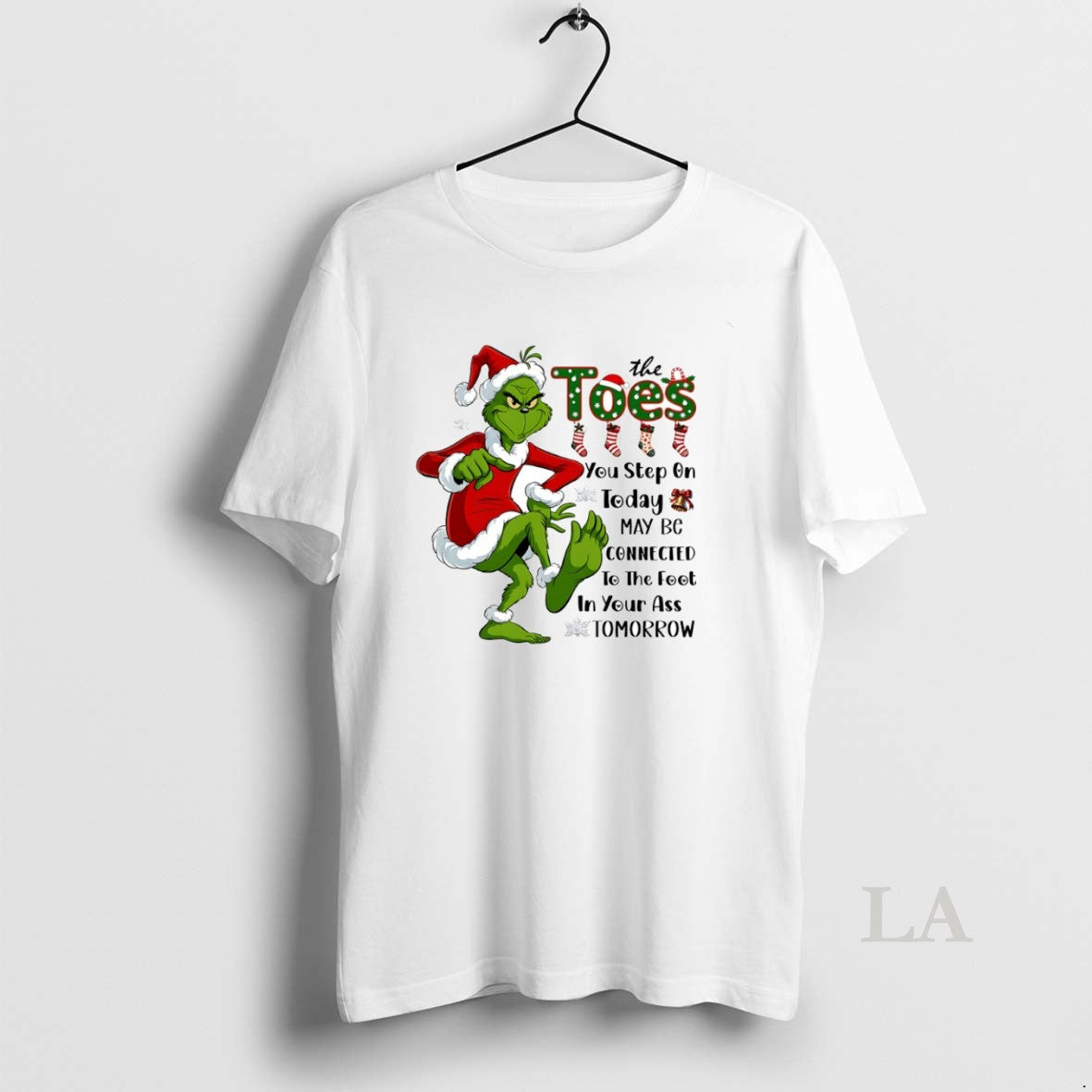 Original Grinch The Toes You Step On Today May Be Connected Circle T-Shirts, Hoodie, Sweatshirt | PopFlextees.com