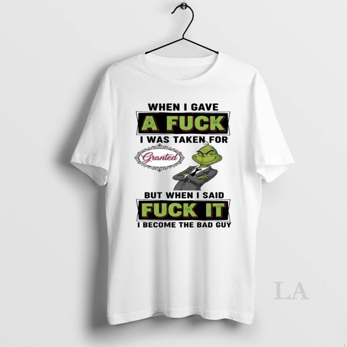 Original Grinch When I Gave A Fck I Was Taken For Granted But When T-Shirts, Hoodie, Sweatshirt | PopFlextees.com