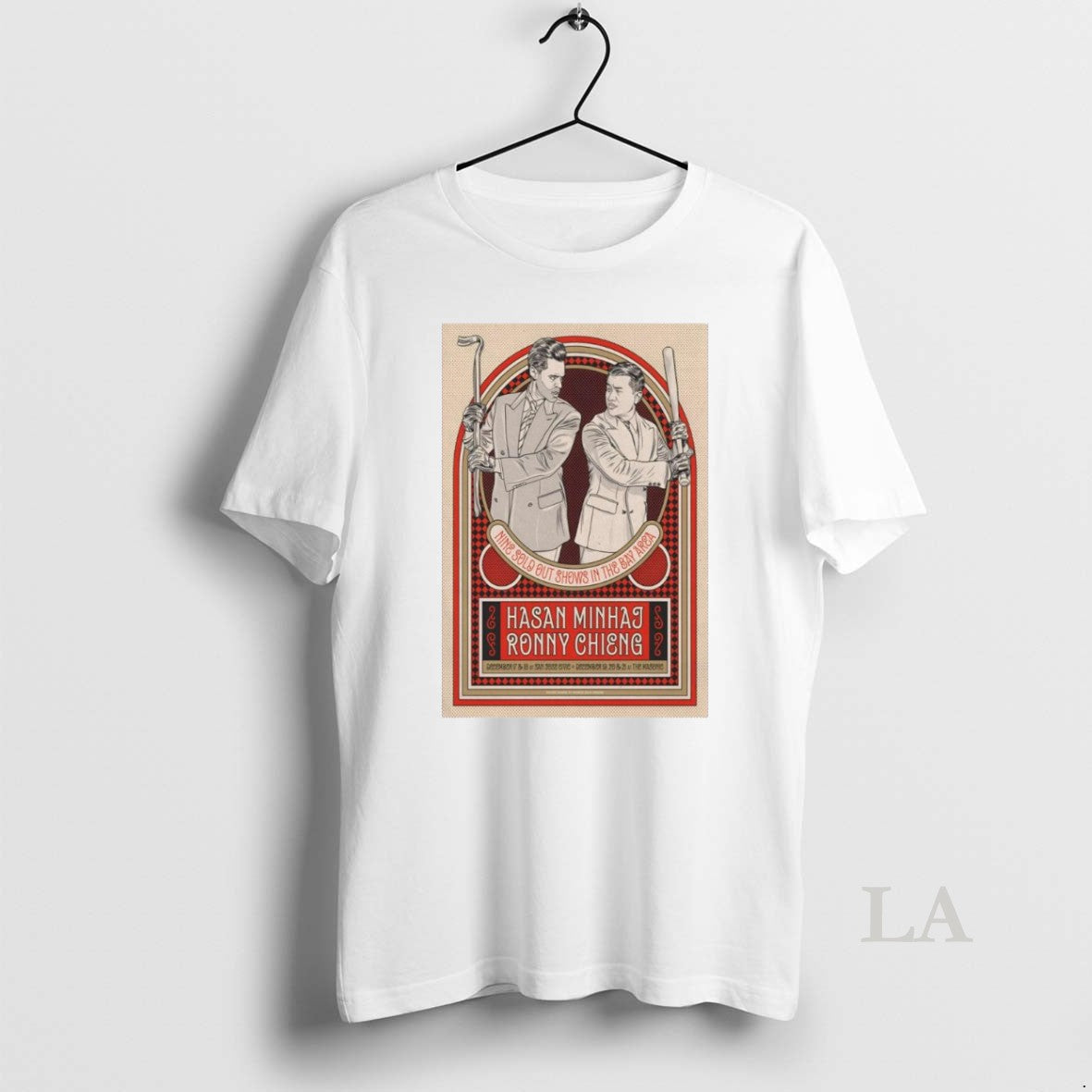 Original Hasan Minhaj And Ronny Chieng San Jose Ca And San Francisco Ca Dec 17 T-Shirts, Hoodie, Sweatshirt | PopFlextees.com