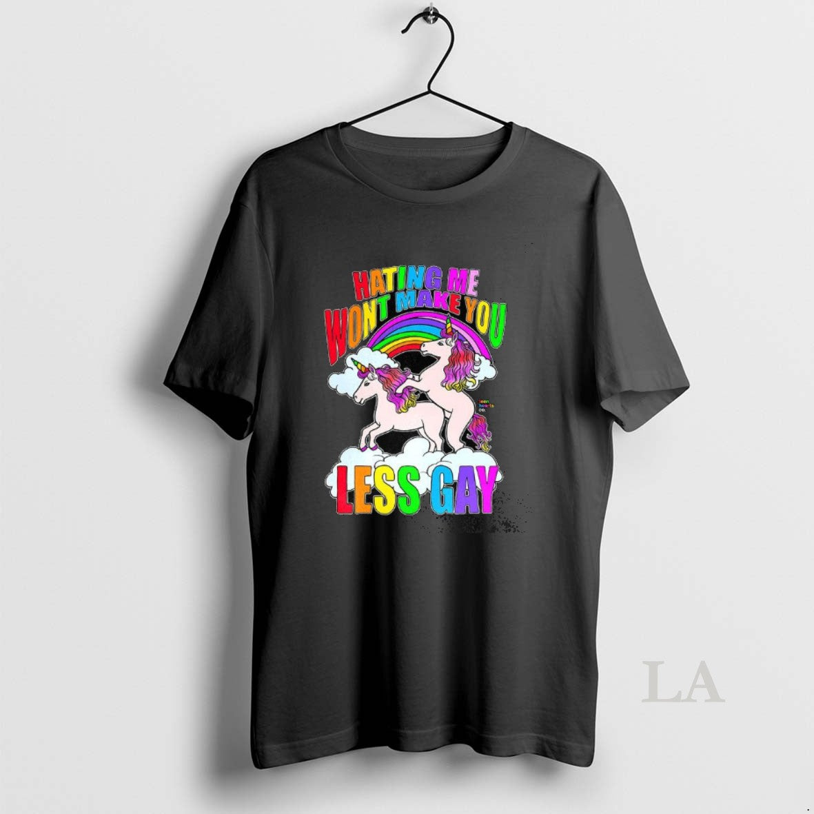 Original Hating Me Wont Make You Less Gay Unicorn Rainbow T-Shirts, Hoodie, Sweatshirt | PopFlextees.com