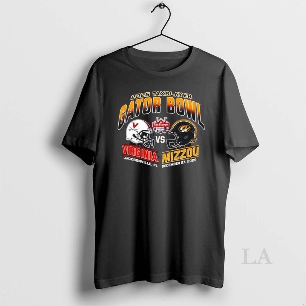Original Head To Head Missouri Tigers Vs Virginia Cavaliers 2025 Taxslayer Gator Bowl T-Shirts, Hoodie, Sweatshirt