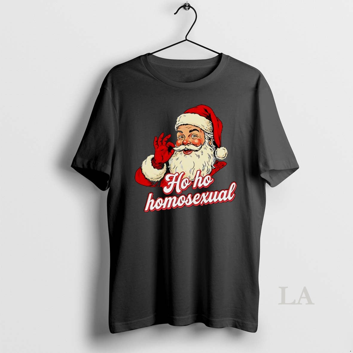 Original Ho Ho Homosexual Santa Claus Christmas T-Shirts, Hoodie, Sweatshirt | PopFlextees.com