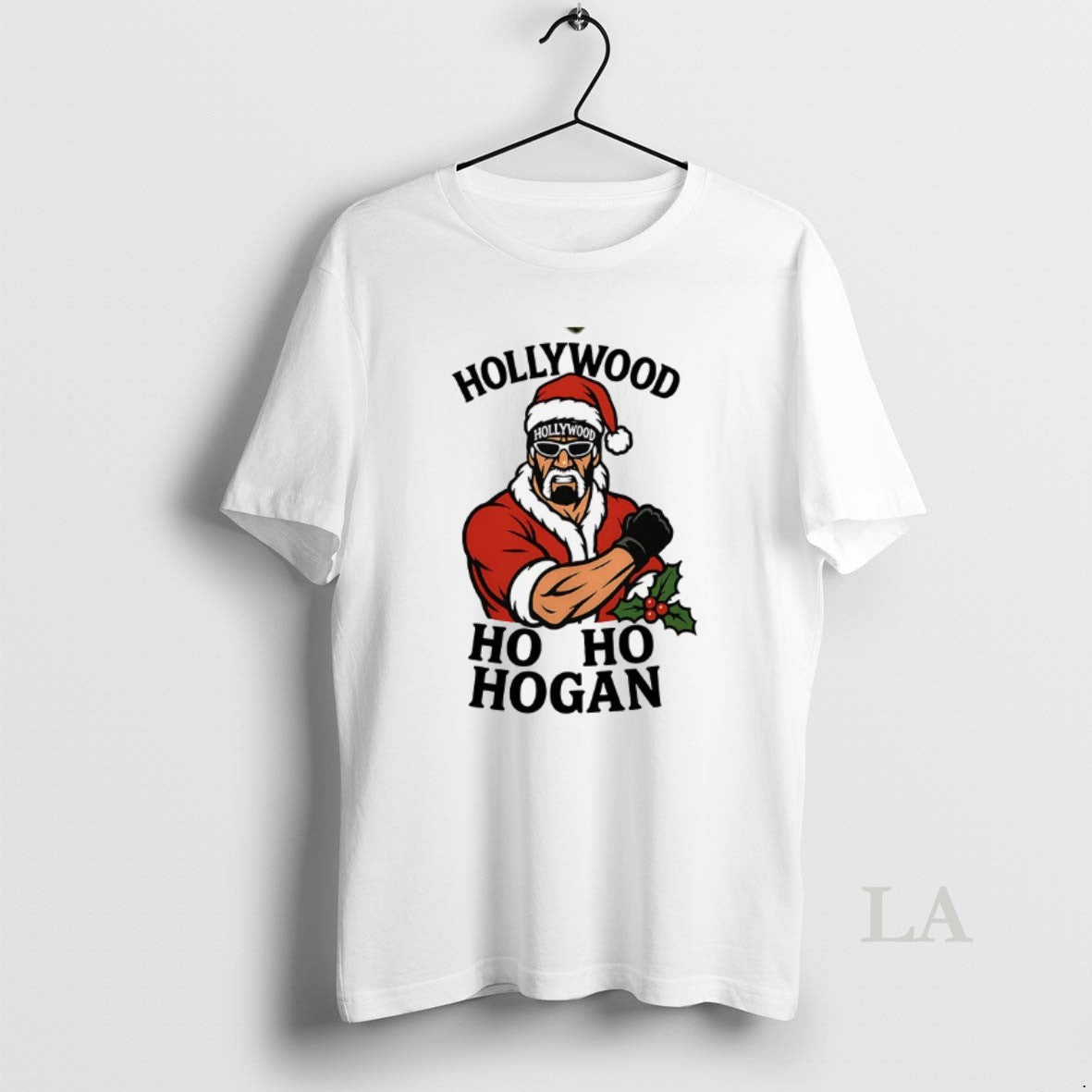 Original Hollywood Ho Ho Hogan Christmas T-Shirts, Hoodie, Sweatshirt | PopFlextees.com
