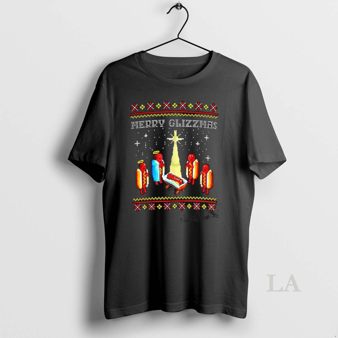 Original Hot Dog Holiday Merry Glizzmas Ugly Christmas Parody T-Shirts, Hoodie, Sweatshirt | PopFlextees.com