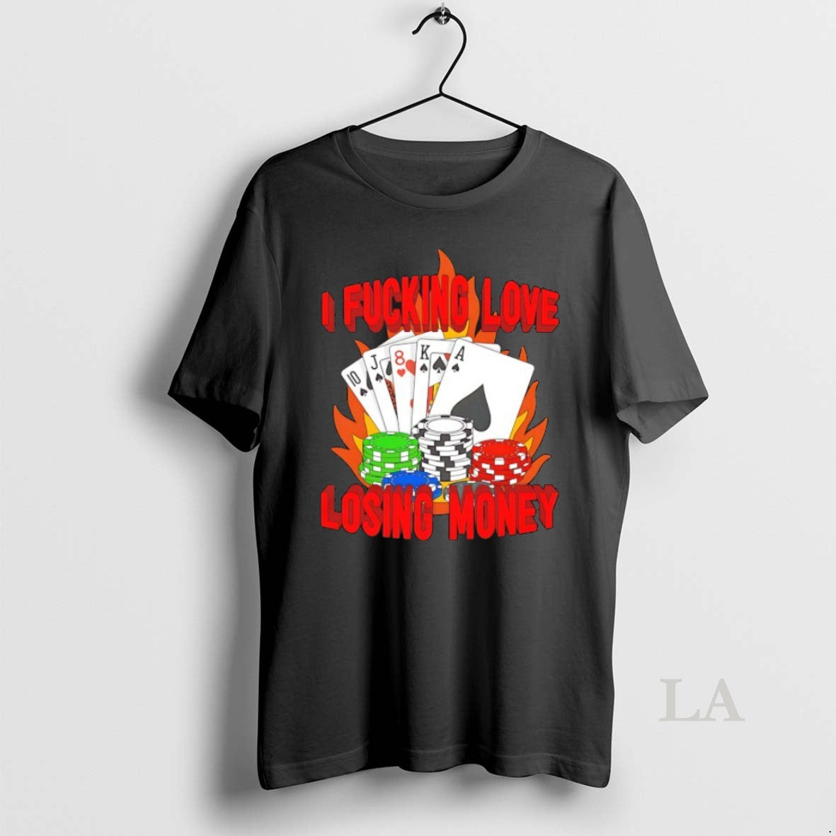 Original I Fcking Love Losing Money Casino T-Shirts, Hoodie, Sweatshirt | PopFlextees.com