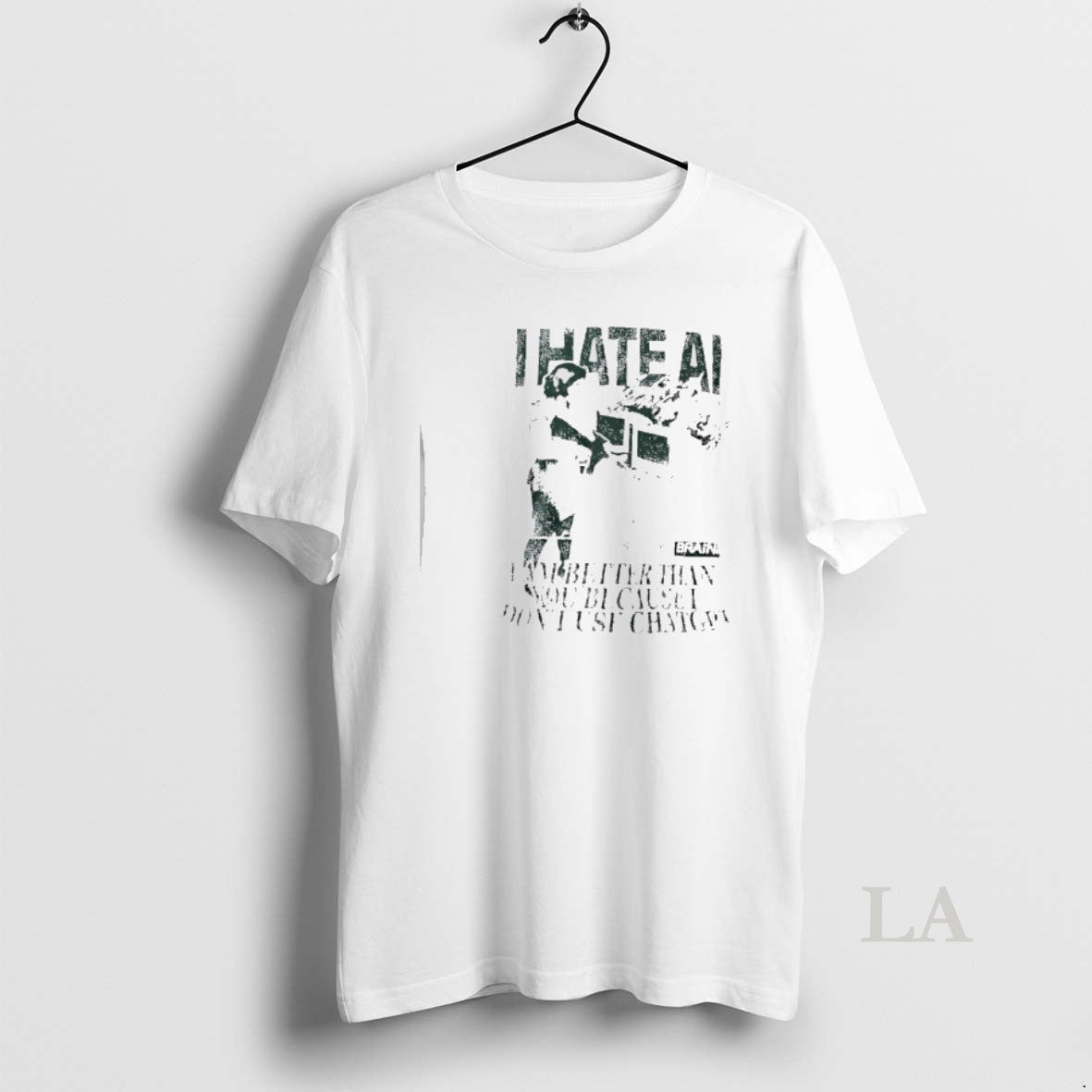 Original I Hate Ai I Am Better Than You Because I Dont Use Chat Gpt T-Shirts, Hoodie, Sweatshirt | PopFlextees.com