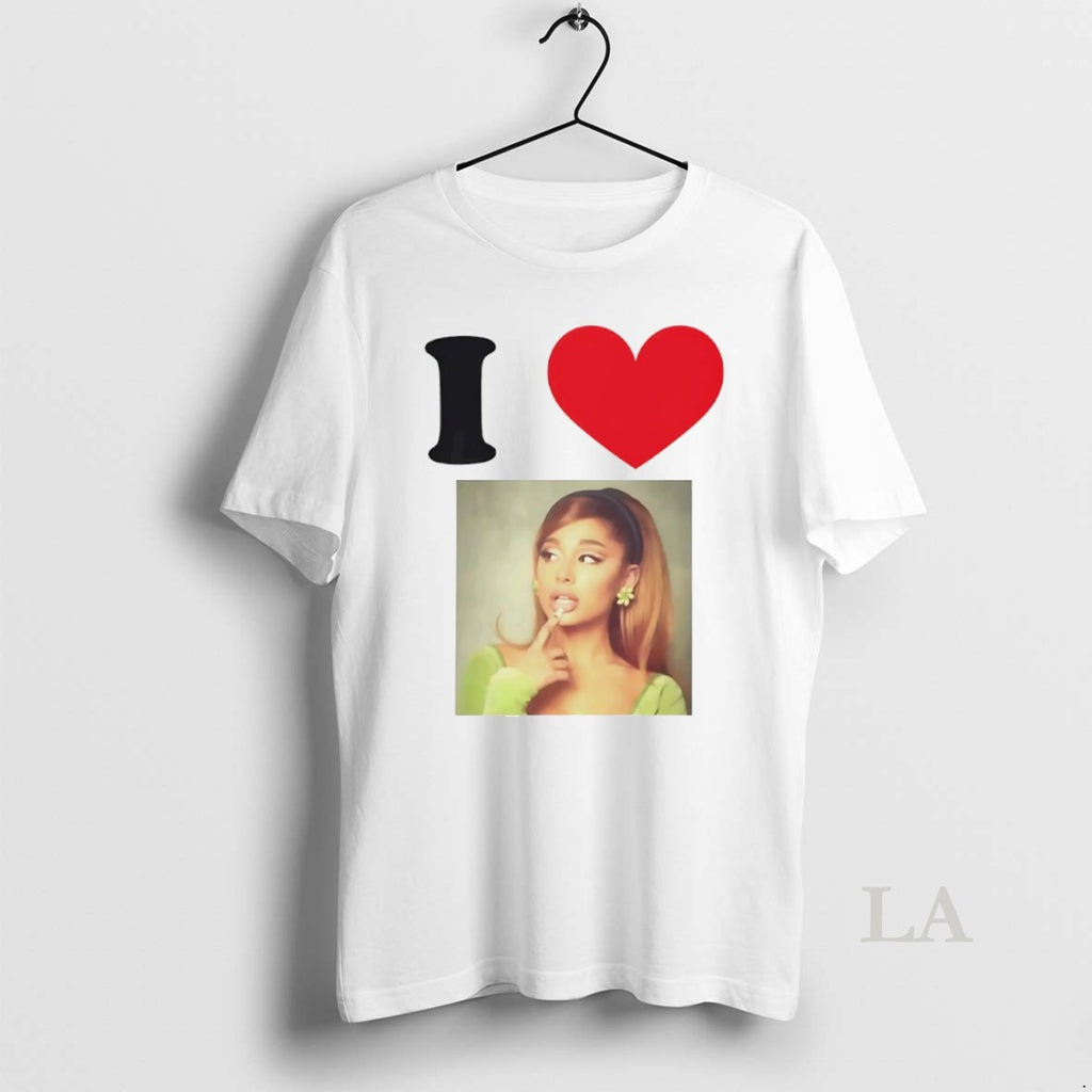 Original I Love Ariana Grande Circle T-Shirts, Hoodie, Sweatshirt | PopFlextees.com