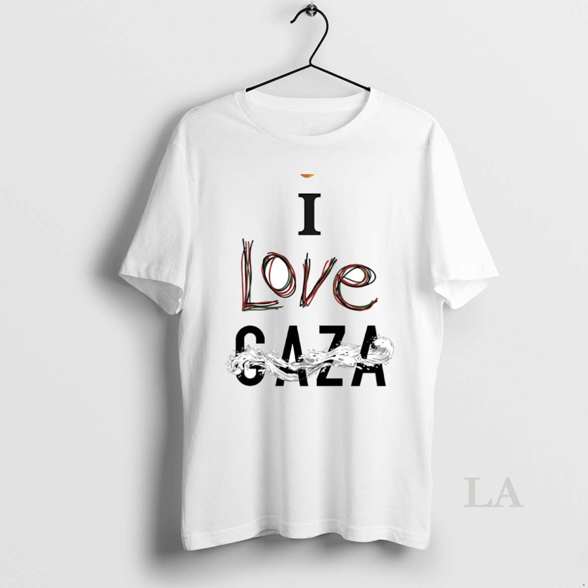 Original I Love Gaza Circle T-Shirts, Hoodie, Sweatshirt | PopFlextees.com