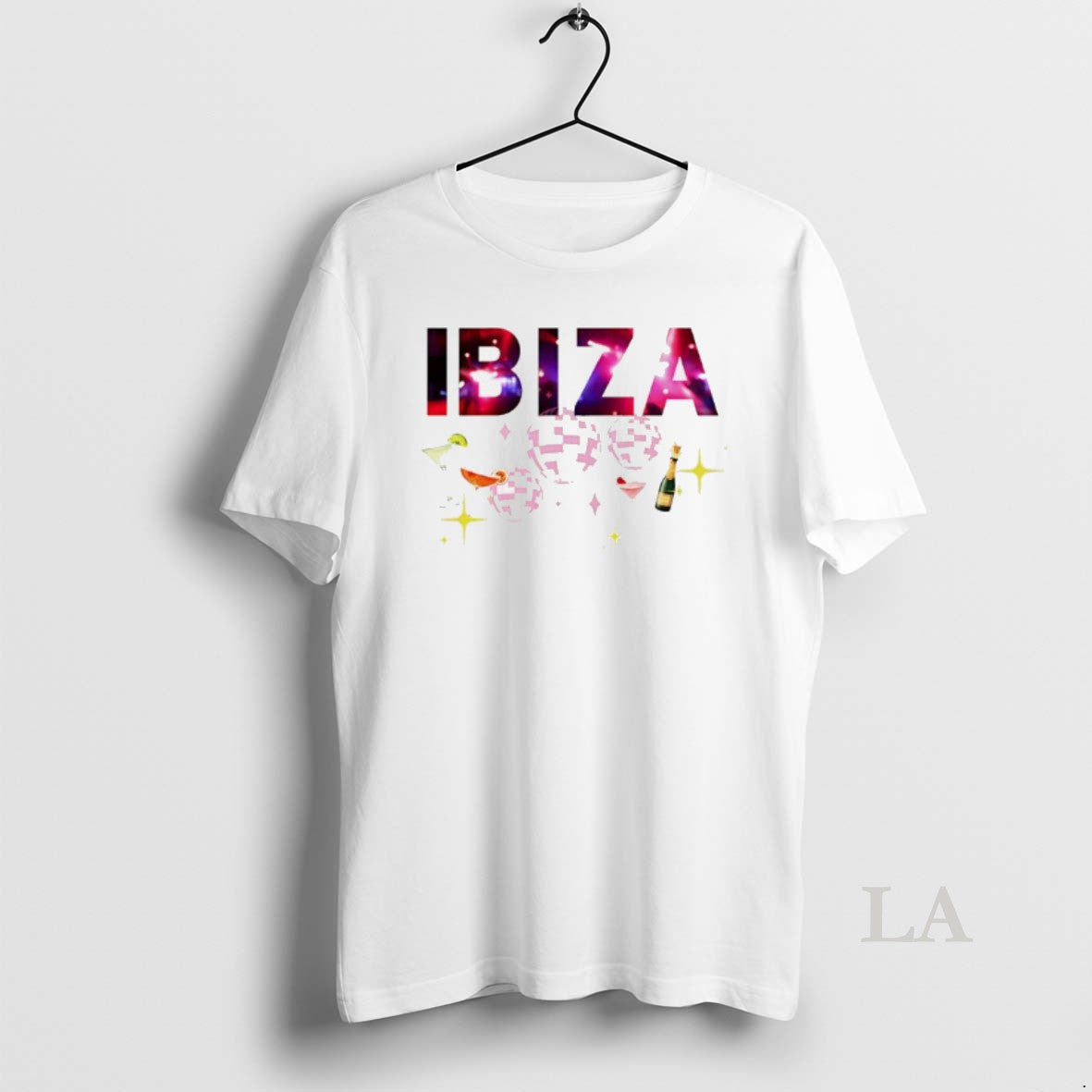 Original Ibiza Floral Text Summer Beach Vacation T-Shirts, Hoodie, Sweatshirt | PopFlextees.com