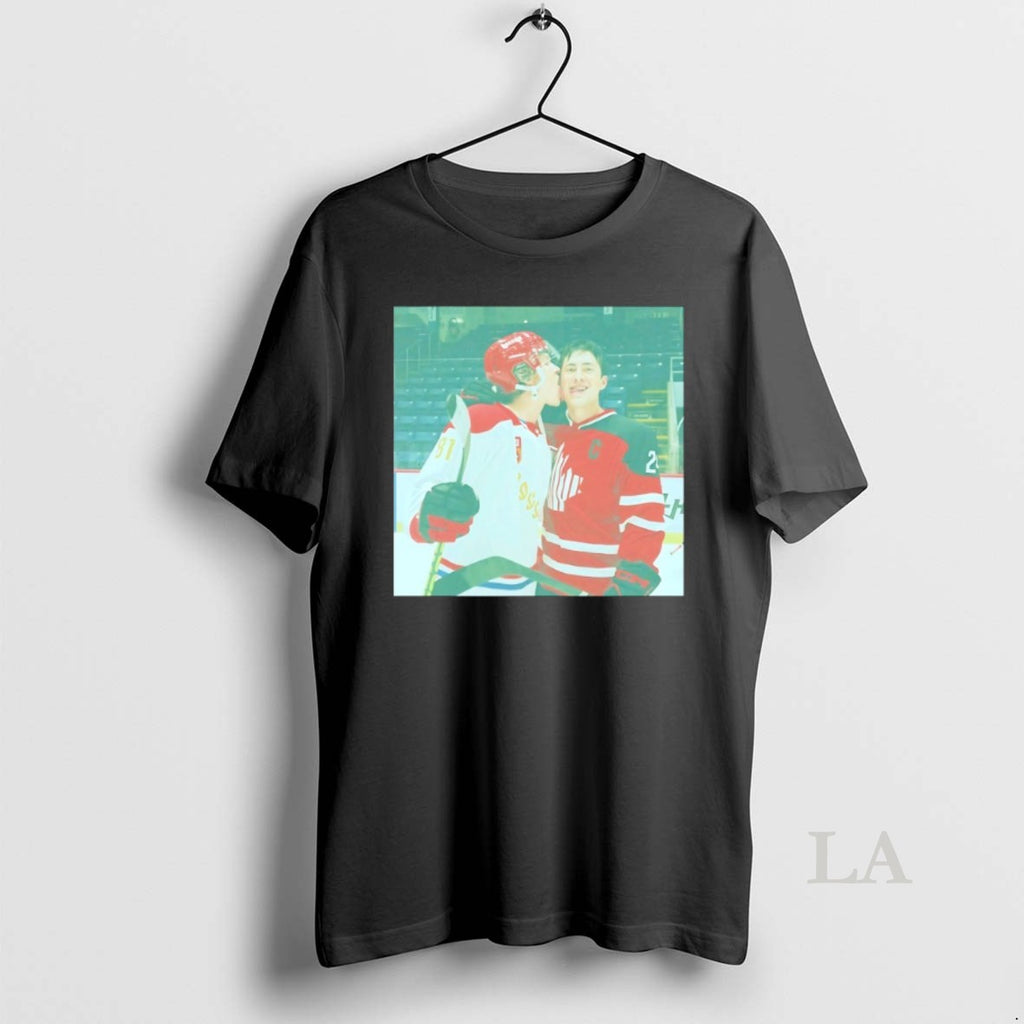 Original Ilya Rozanov Licks Shane Hollander Photo T-Shirts, Hoodie, Sweatshirt | PopFlextees.com