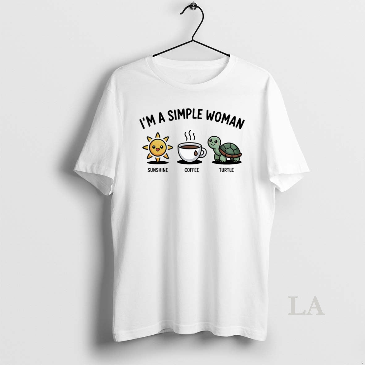 Original Im A Simple Woman Sunshine Coffee And Turtle T-Shirts, Hoodie, Sweatshirt | PopFlextees.com