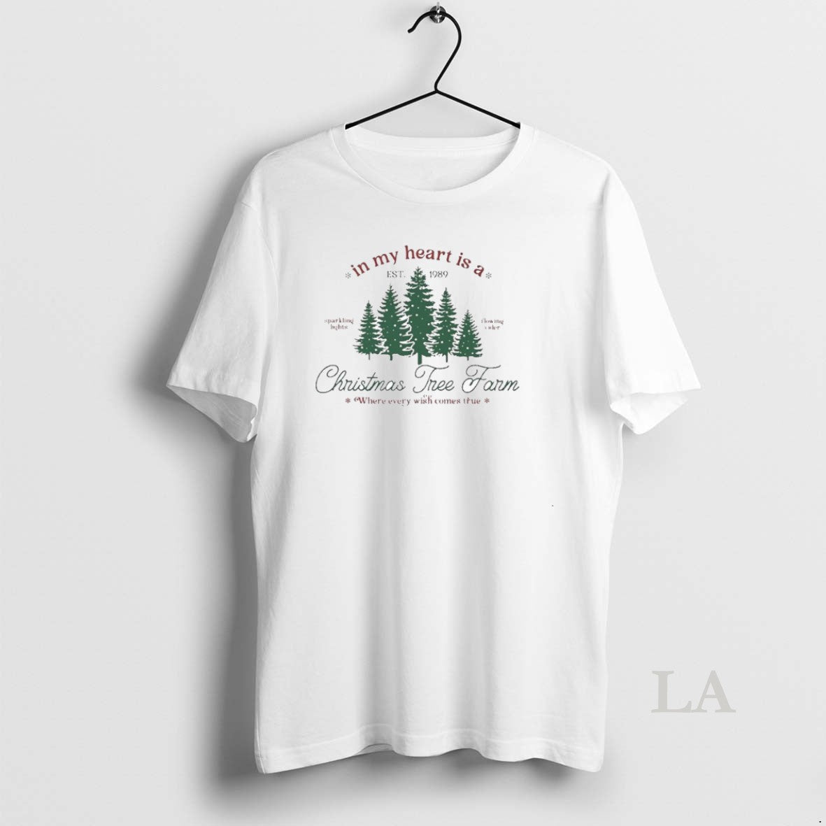 Original In My Heart Is A Christmas Tree Farm T-Shirts, Hoodie, Sweatshirt | PopFlextees.com