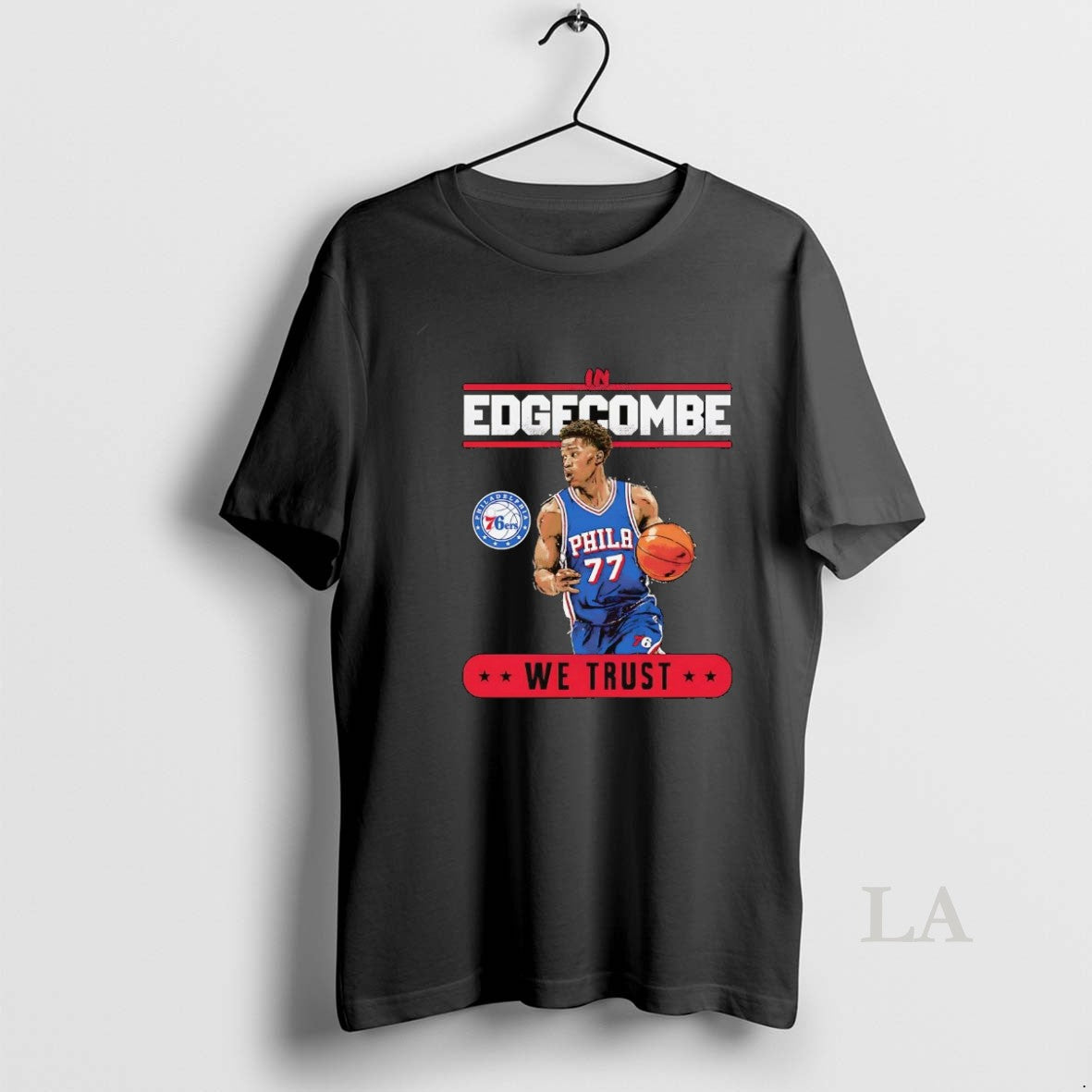 Original In Vj Edgecombe We Trust Philadelphia 76ers T-Shirts, Hoodie, Sweatshirt | PopFlextees.com