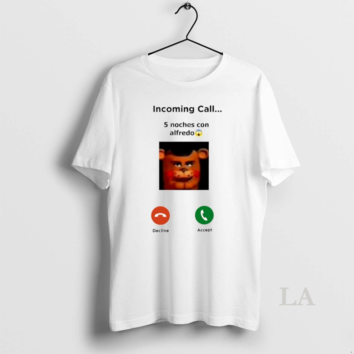Original Incoming Call 5 Noches Con Alfredo Freddy Fazbear Circle T-Shirts, Hoodie, Sweatshirt | PopFlextees.com