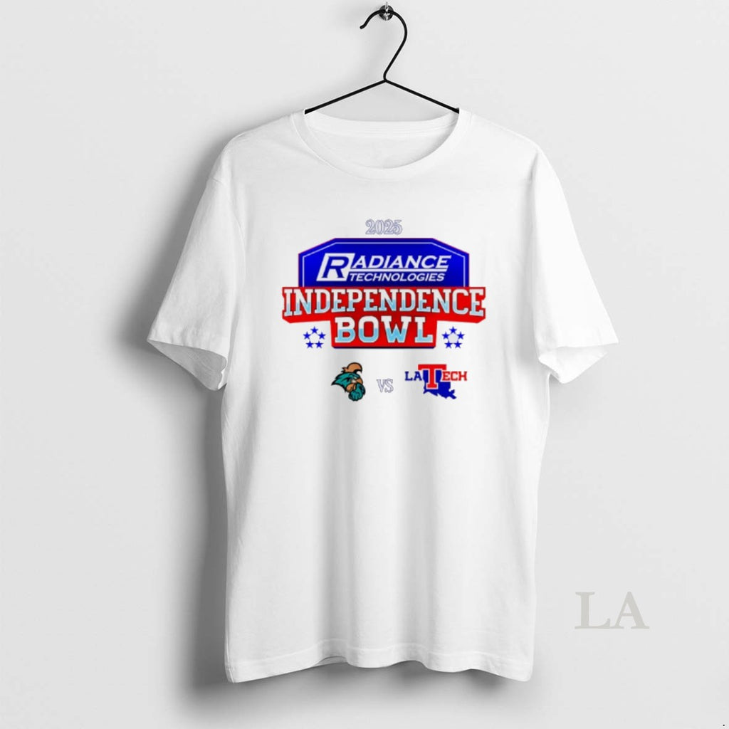 Original Independence Bowl 2025 Coastal Carolina Vs Louisiana Tech T-Shirts, Hoodie, Sweatshirt | PopFlextees.com