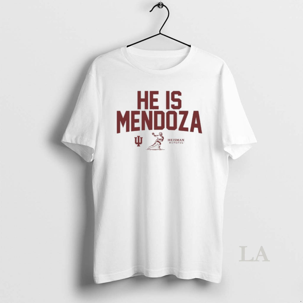 Original Indiana Football He Is Fernando Mendoza Heisman Hopeful Trophy T-Shirts, Hoodie, Sweatshirt | PopFlextees.com