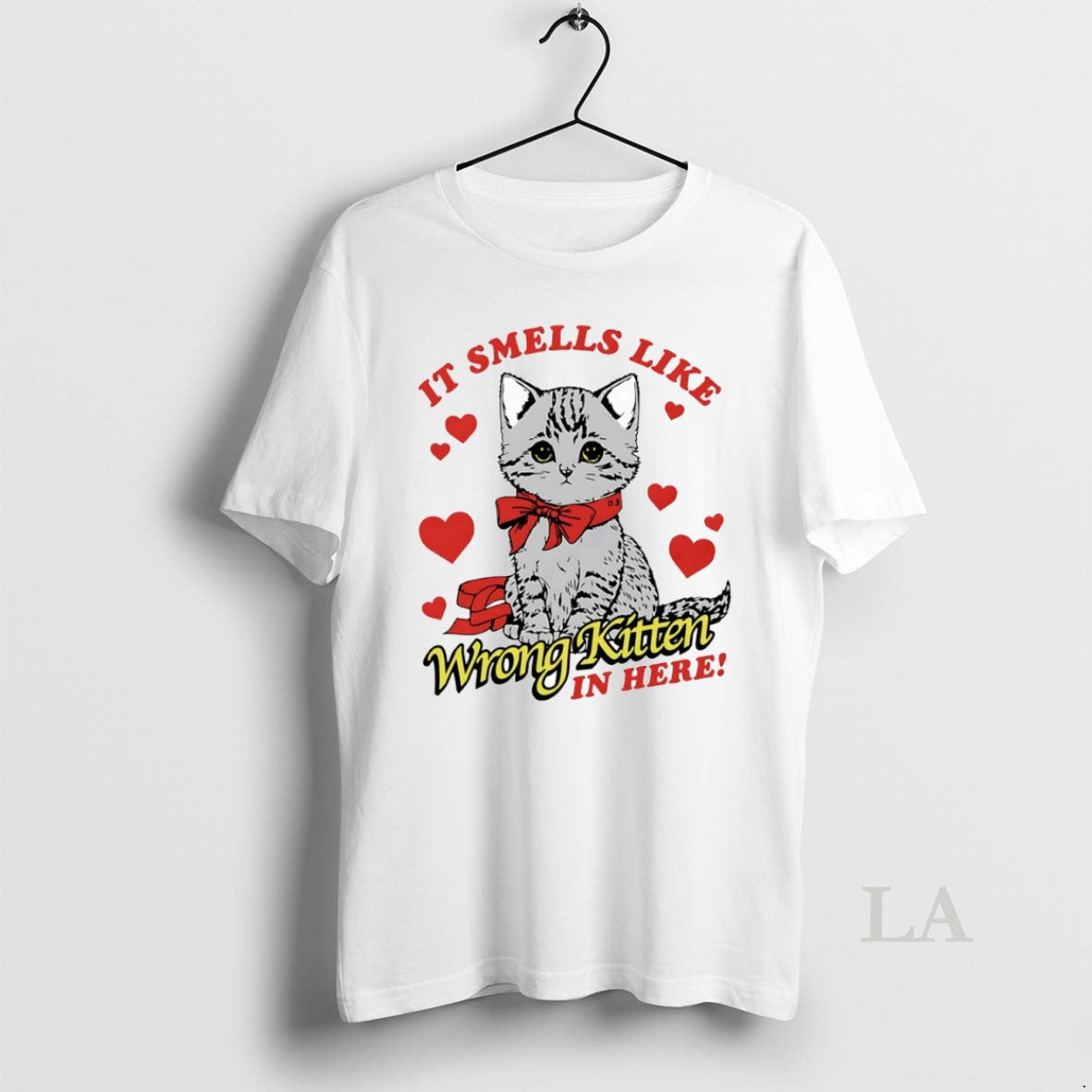 Original It Smells Like Wrong Kitten In Here Circle T-Shirts, Hoodie, Sweatshirt | PopFlextees.com